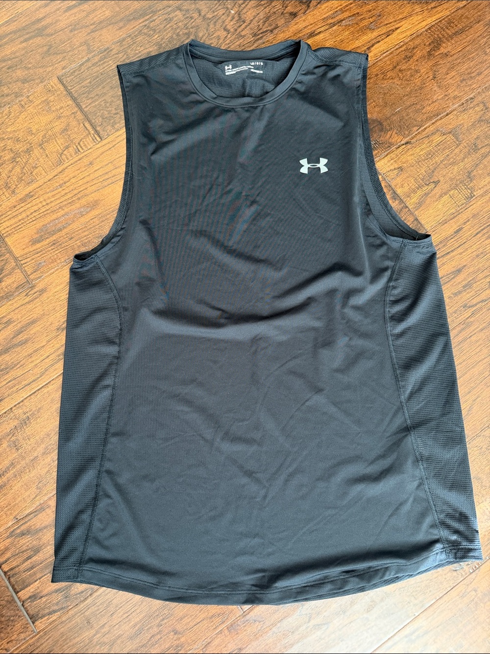 Under Armour Men’s Black Sleeveless Training Tank with Logo
